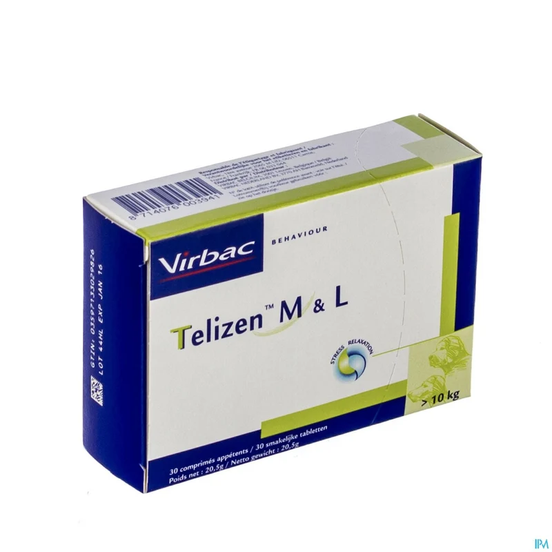 Telizen M&l Hond-kat Comp 30x100mg