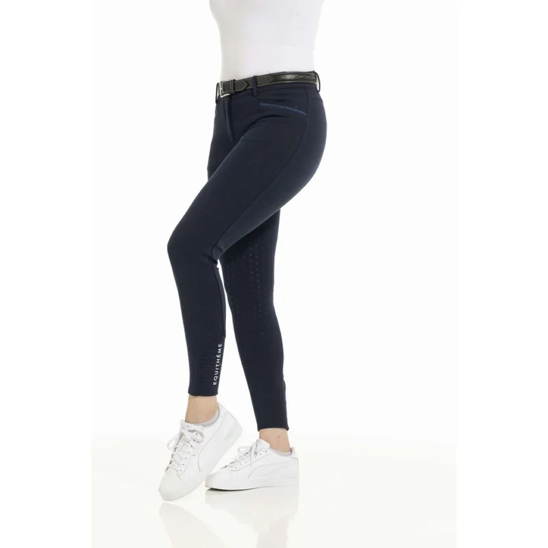 EQUITHÈME Pantalon d'Équitation Kim Organic Cotton Marin