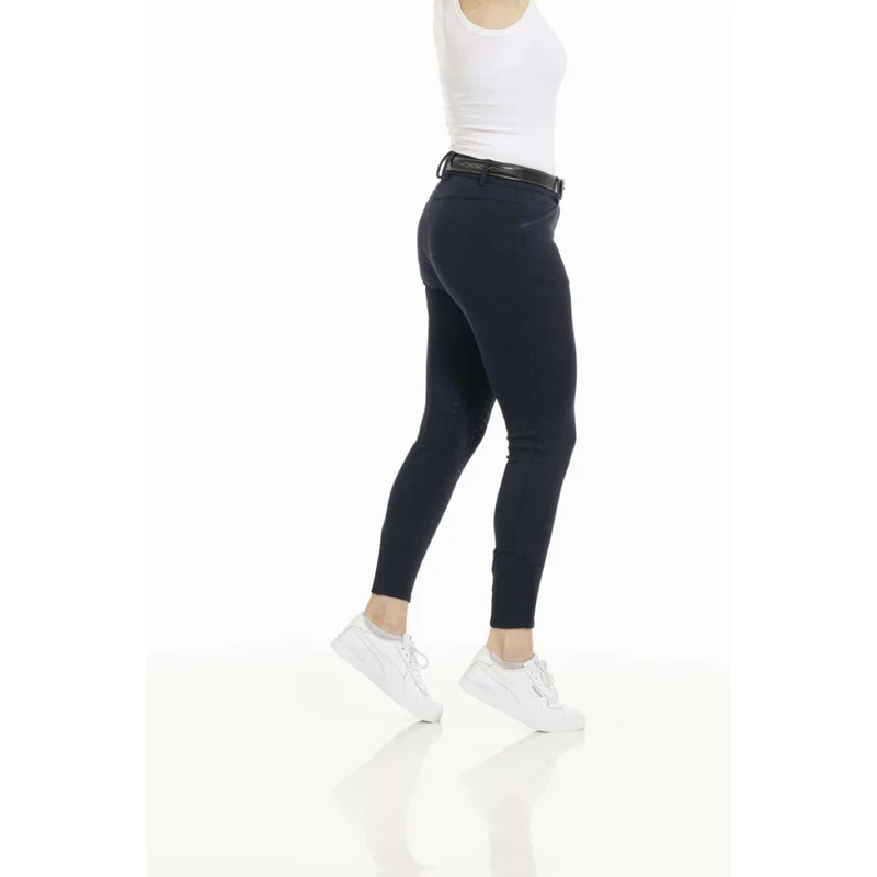 EQUITHÈME Pantalon d'Équitation Kim Organic Cotton Marin