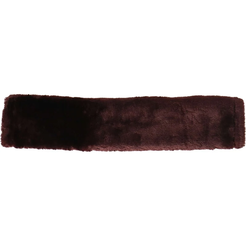 EQUITHÈME Fourrure de Sangle Teddy Marron