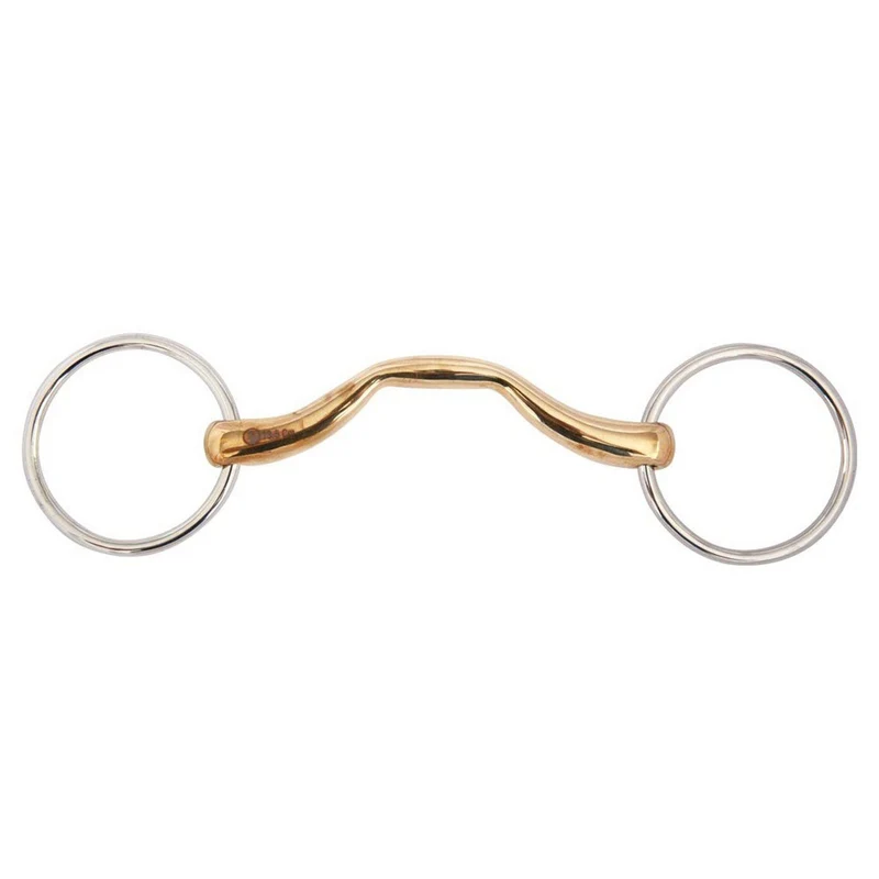BR Mors de Filet Caoutchouc Soft Contact 16mm Non Brisé