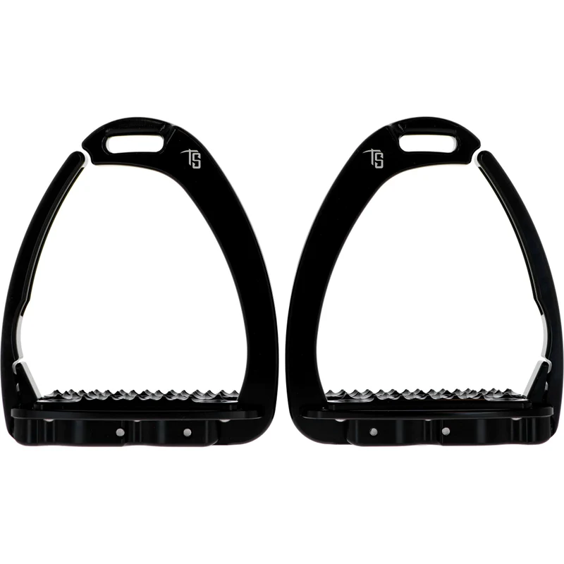 Tech Stirrups Étriers Venice Sloped Evo Swarovski Noir/Noir