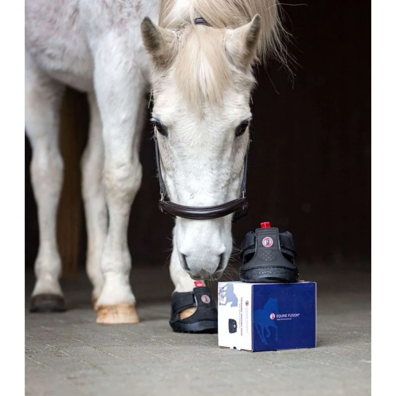 Equine Fusion Hipposandale Trekking Slim Noir