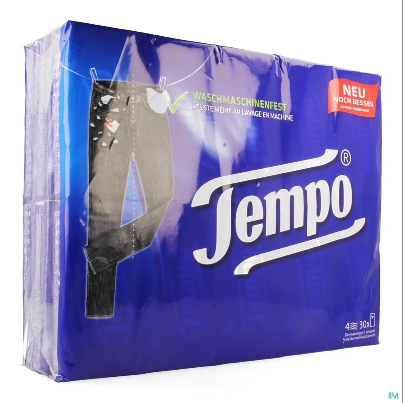 Tempo Plus Zakdoekjes 10x30