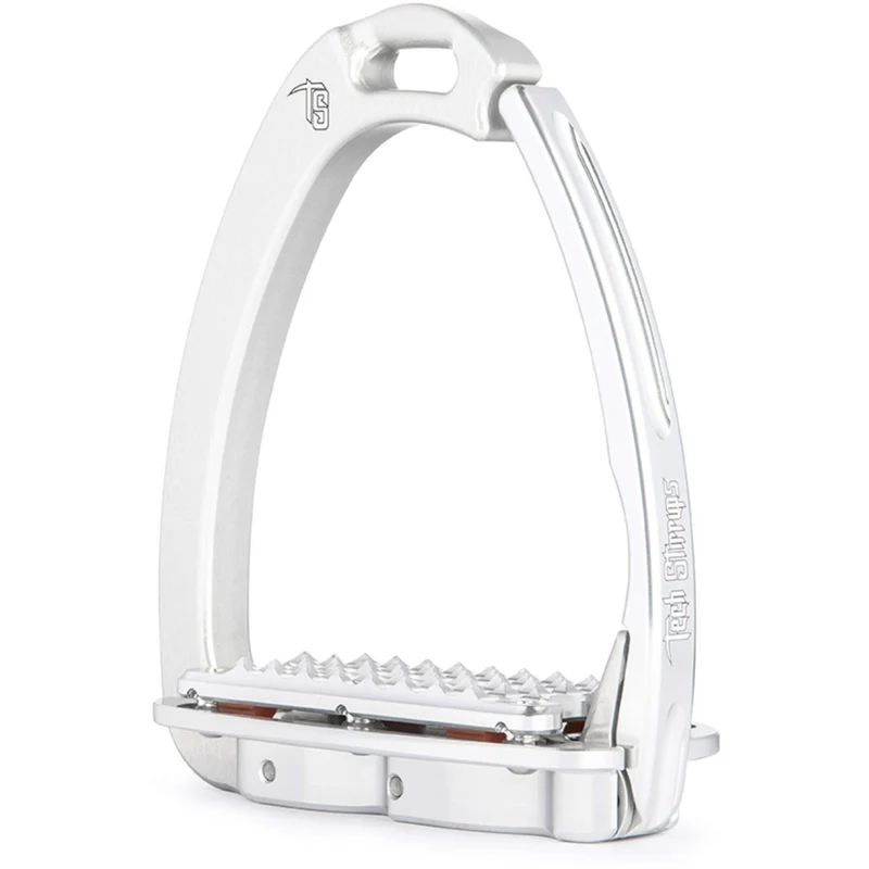 Tech Stirrups Étriers Venice Sloped Dressage Argent/Argent