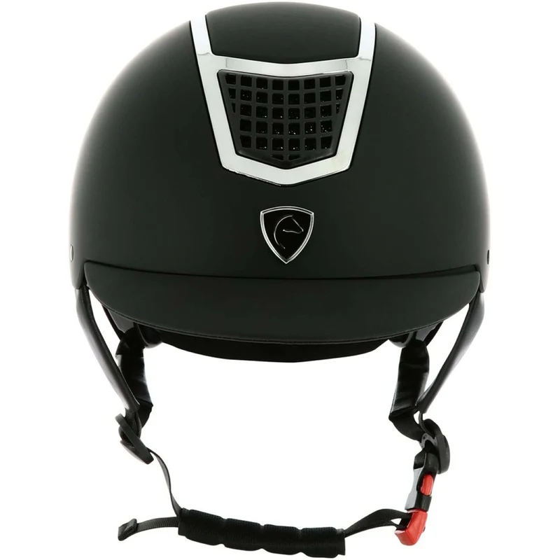 EQUITHÈME Bombe Airy Argent/Noir