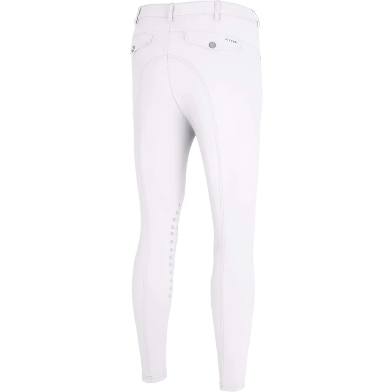 Pikeur Pantalon d'Équitation New Rodrigo SD Prise de Genou Blanc