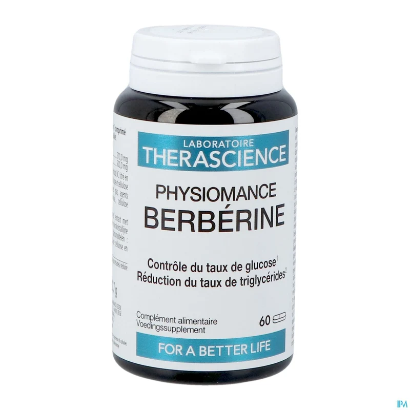 Physiomance Berberine Tabletten 500mg | Bloedsuikerspiegel & Triglyceriden
