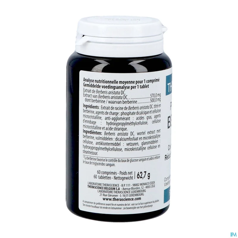 Physiomance Berberine Tabletten 500mg | Bloedsuikerspiegel & Triglyceriden
