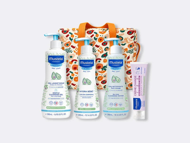 Mustela Bb Vanity Jungle | 4 producten set | Babyverzorging