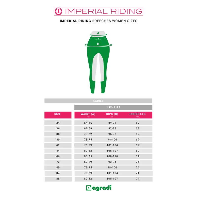 Riding World Pantalon d'Équitation Memphis Femme Marin