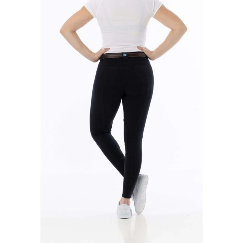 Riding World Pantalon d'Équitation Memphis Femme Noir