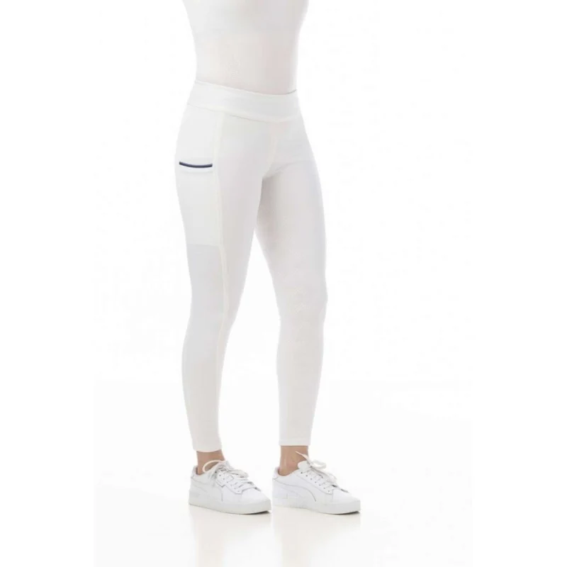 Riding World Legging d'Équitation Agadir Femme Blanc