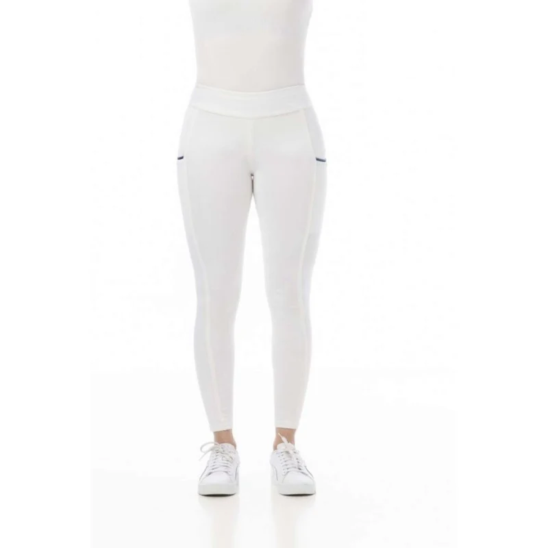 Riding World Legging d'Équitation Agadir Femme Blanc