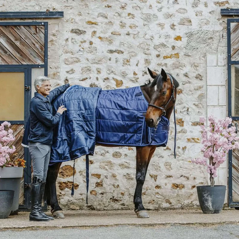 EQUITHÈME Sous-Couverture Classic 300g Marin