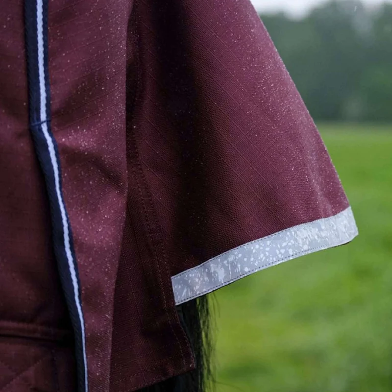 EQUITHÈME Couverture d'Extérieur Tyrex 1200D 0g High Neck Bordeaux