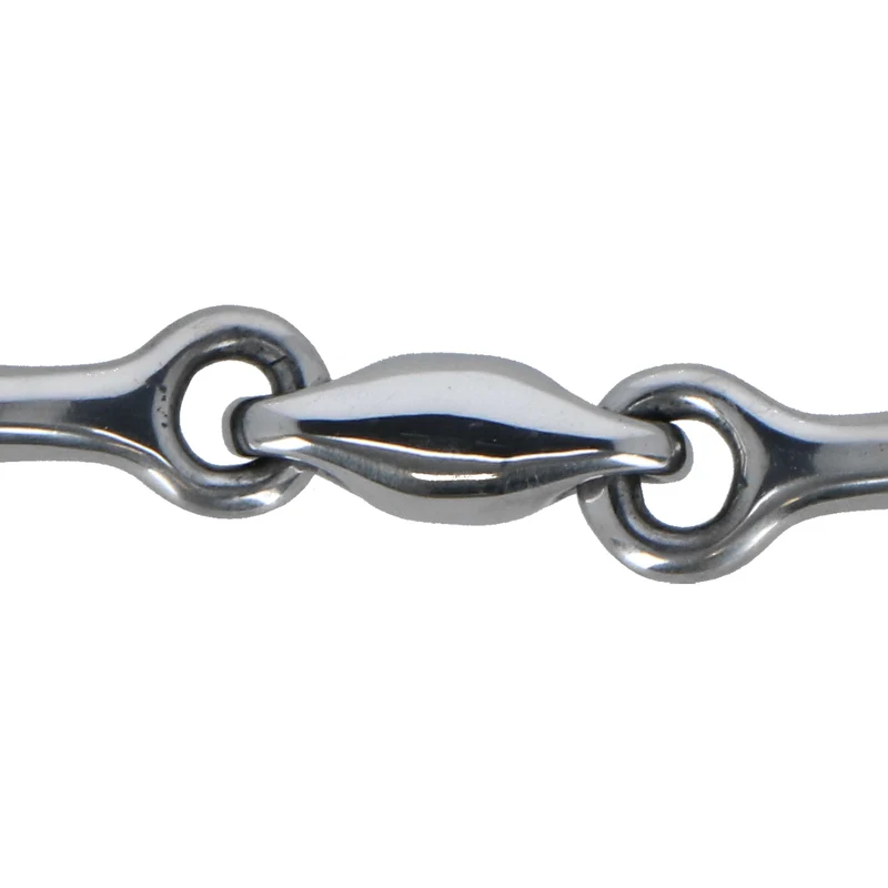 HORKA Mors de Filet Double Brisure 14mm Acier inoxydable