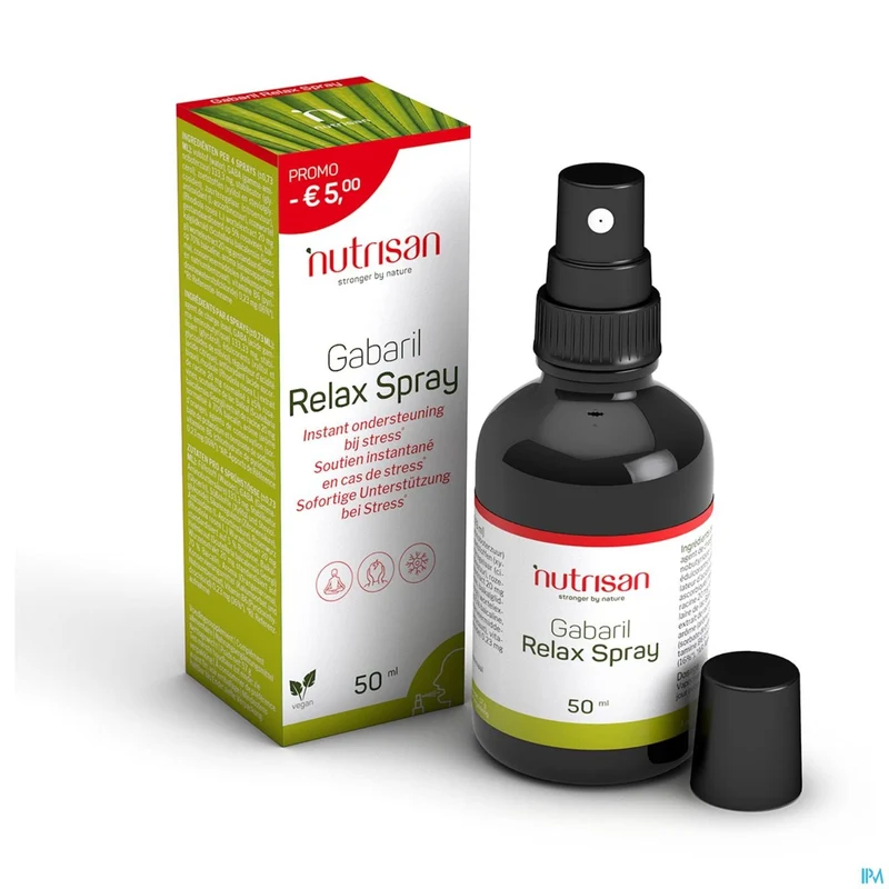 Gabaril Relax Spray 50ml - Snel Ontspannende Voedingssupplement Spray voor Stressvermindering
