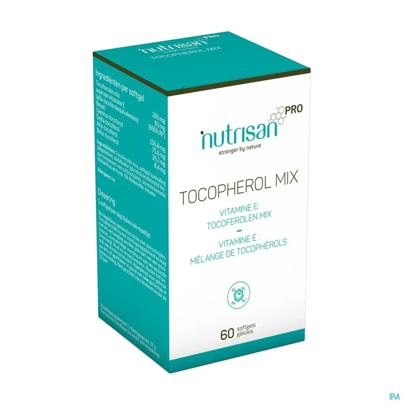 Tocopherol Mix | 60 capsules natuurlijke vitamine E | Antioxidant