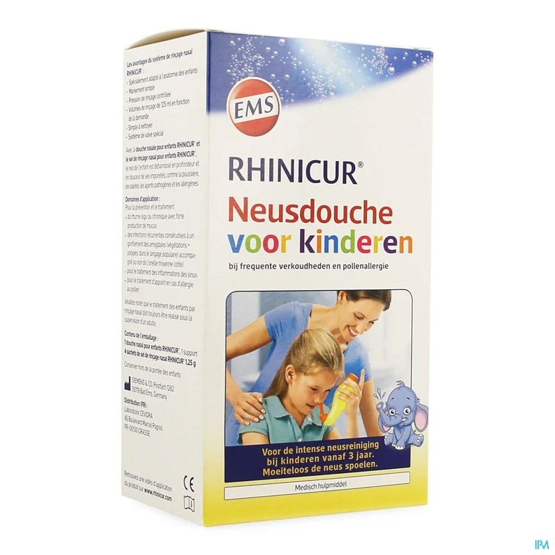 Rhinicur Neusdouche Kinderen | Nasale Reiniging | Neushygiëne