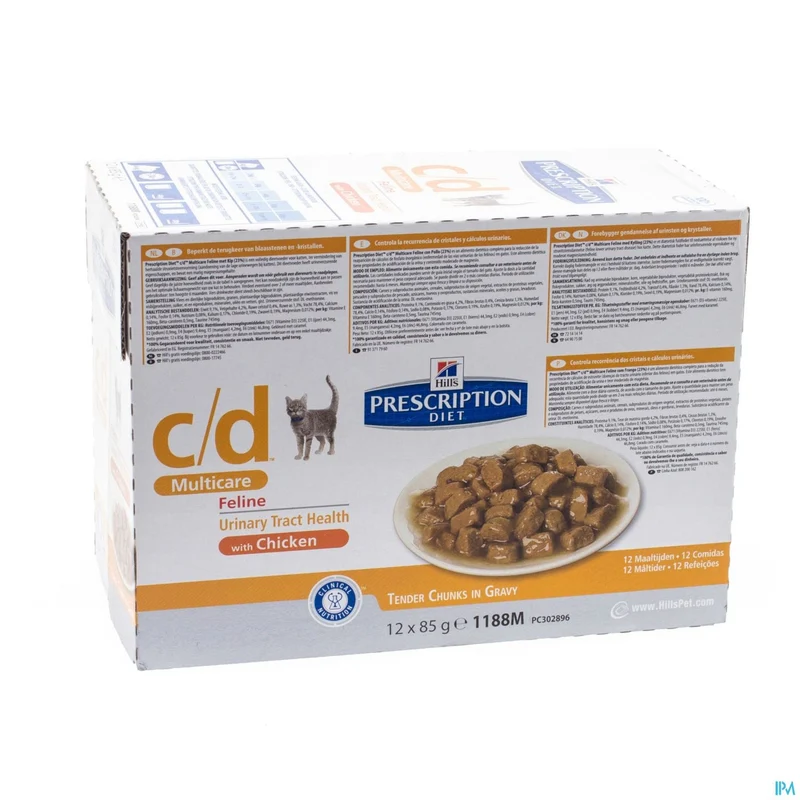 Hills Prescrip.diet Feline Cd Maaltijdzakje 12x85g