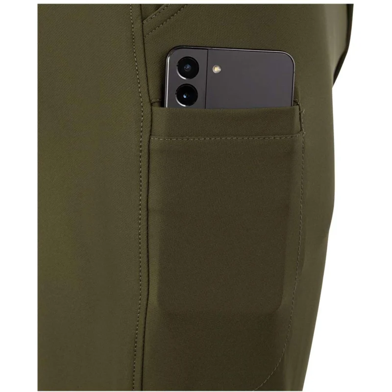 BR Pantalon d'Équitation Maikel Silicone Fond de Peau Forest Green