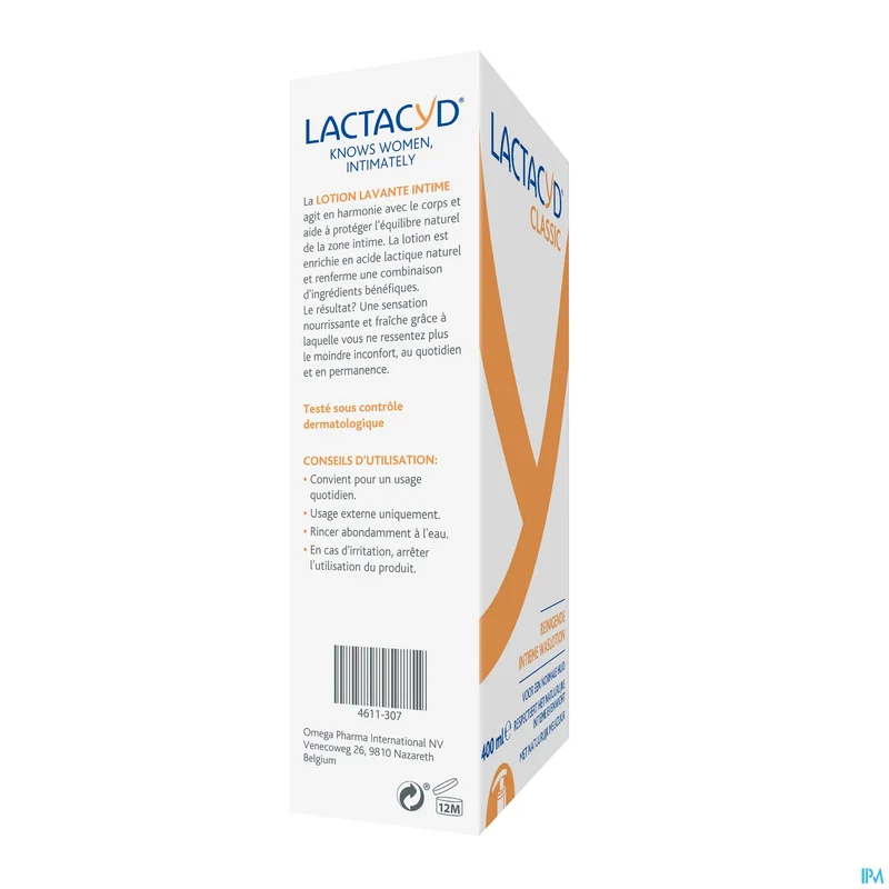 Lactacyd Classic – Reinigende Intieme Waslotion – Dagelijks gebruik – 400 ml