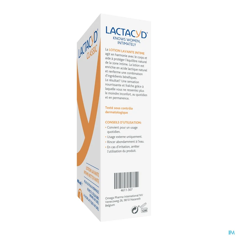 Lactacyd Classic – Reinigende Intieme Waslotion – Dagelijks gebruik – 400 ml