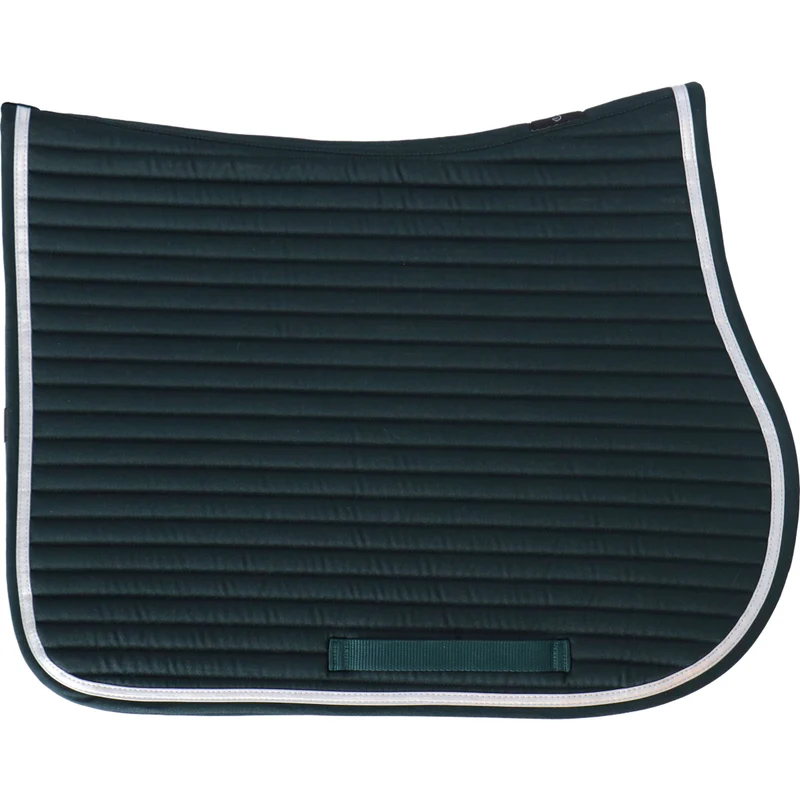 EQUITHÈME Tapis de Selle Spring de Saut Vert Foncé