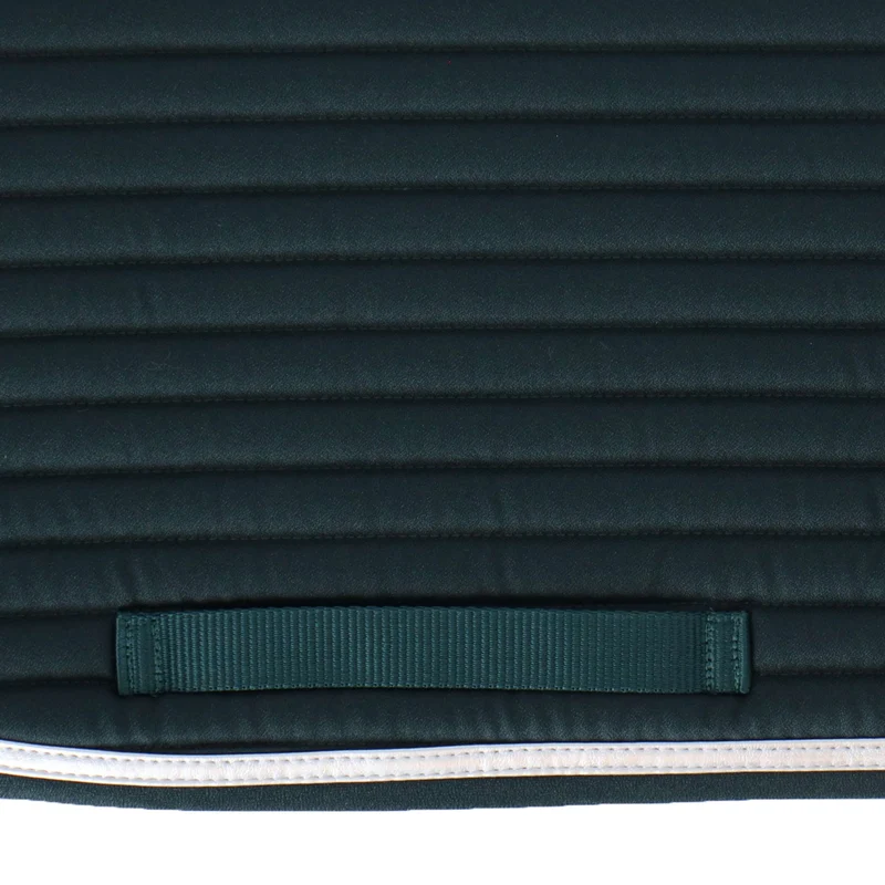 EQUITHÈME Tapis de Selle Spring de Saut Vert Foncé