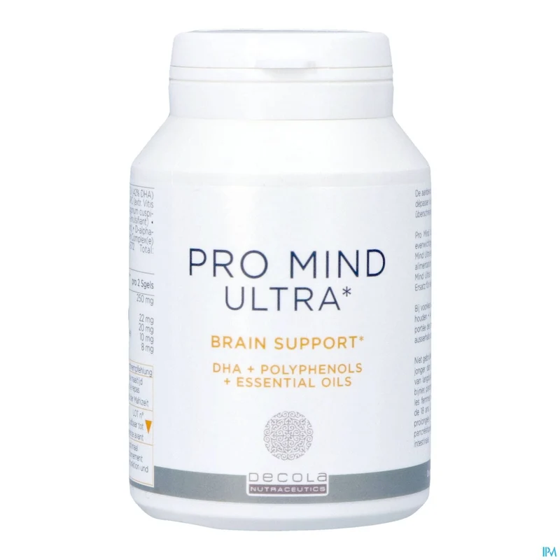Pro Mind Ultra Softgels 90x825mg | DHA Algenolie | Cognitieve Ondersteuning & Anti-Aging