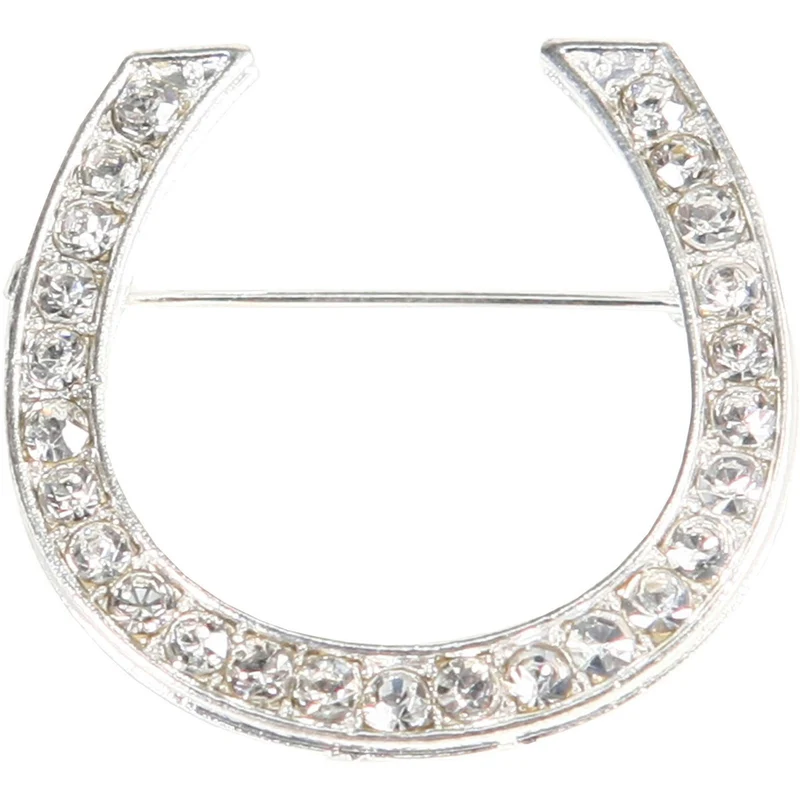 HORKA Epingle à Plastron Fer à Cheval Argent