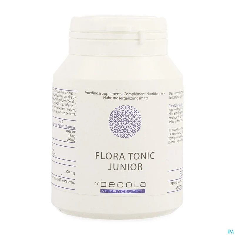 Decola Flora Tonic Junior | 60 vegetarische capsules | Darmflora
