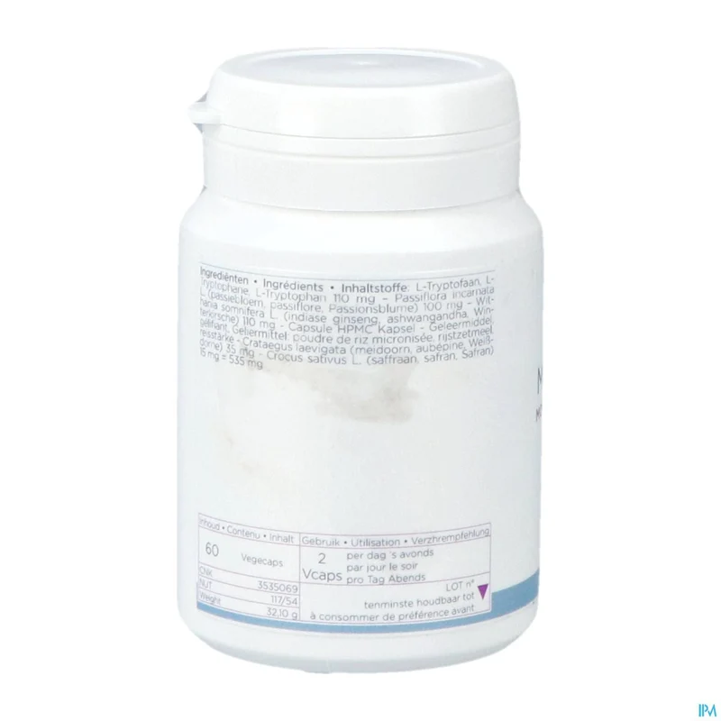 Mb Zen Nf V-caps 60 - Natuurlijke Kalmte & Ontspanning Supplement | 5 Actieve Plantingrediënten
