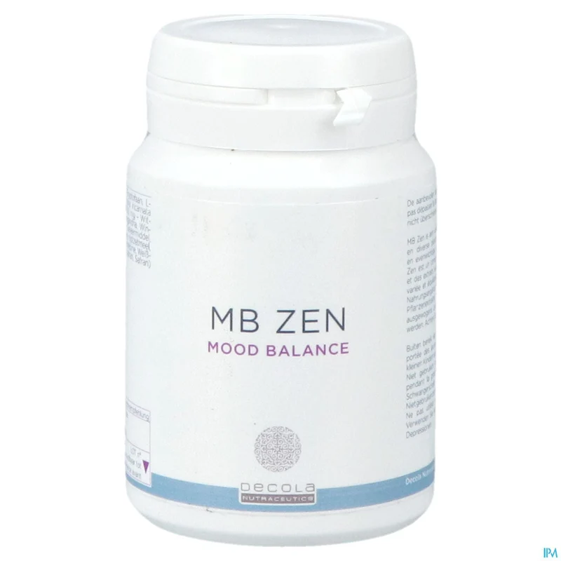 Mb Zen Nf V-caps 60 - Natuurlijke Kalmte & Ontspanning Supplement | 5 Actieve Plantingrediënten