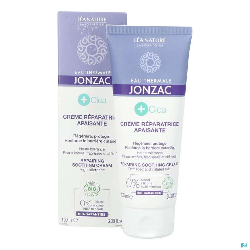 Jonzac Cica Bio Herstellende Creme Z/parfum 100ml