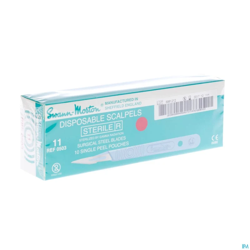 Steriele Wegwerpscalpels Nr.11 | Set van 10 | Chirurgisch Instrument
