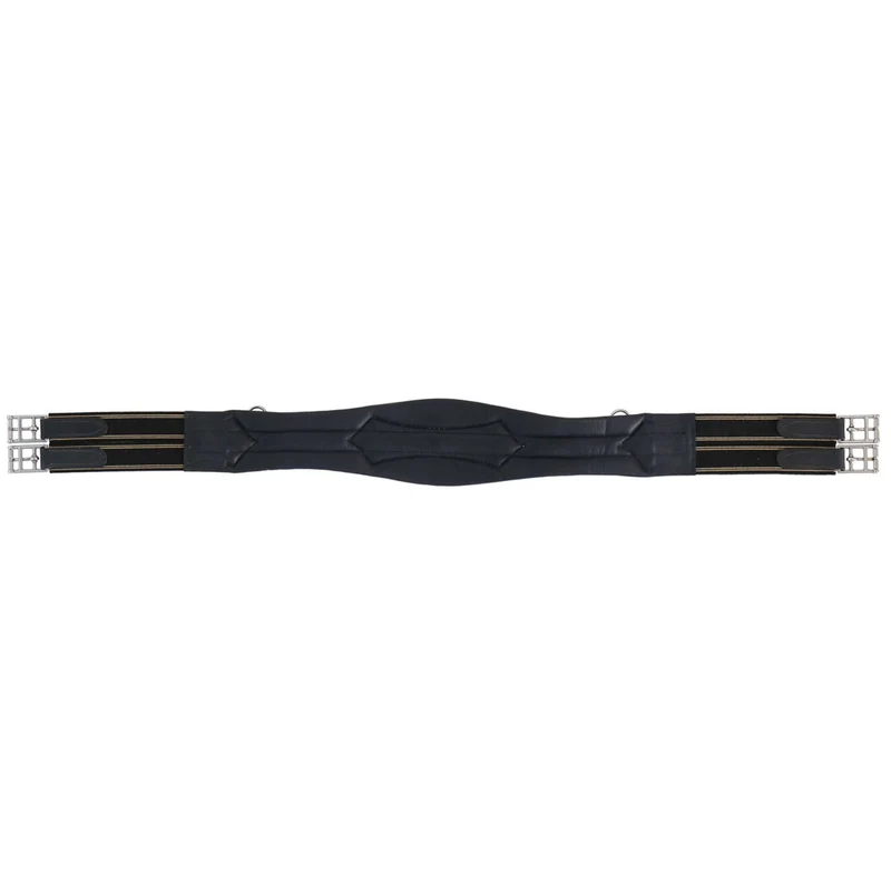 HORKA Sangle Polyvalente Cuir Noir/Argent