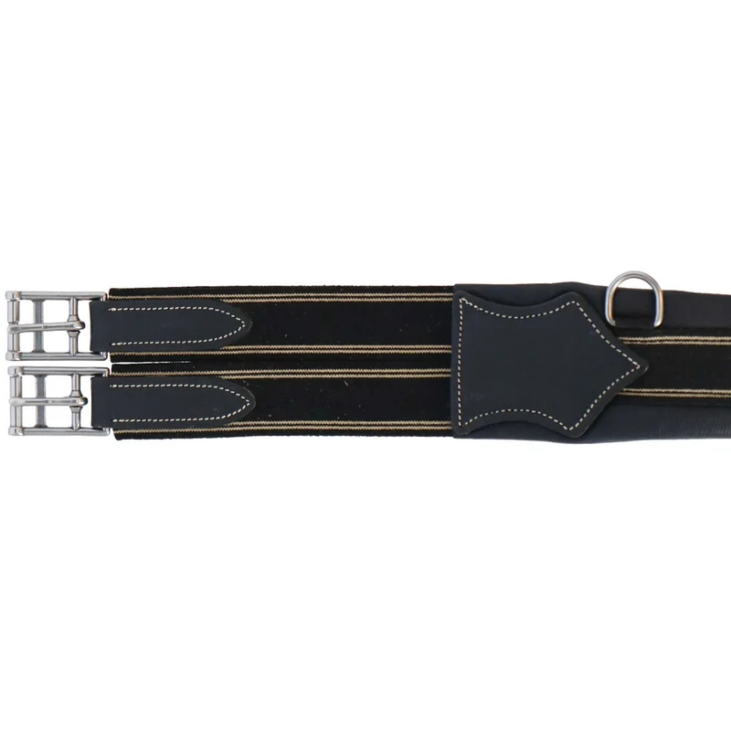 HORKA Sangle Polyvalente Cuir Noir/Argent