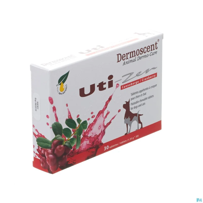Dermoscent Uti-zen Hond Kat Tabl 30