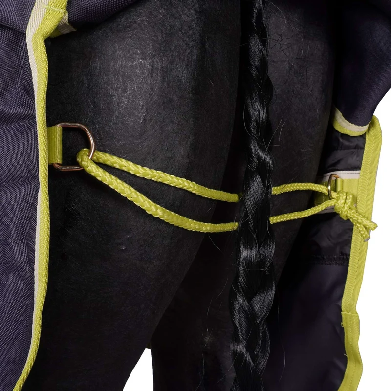 Bucas Oasis Turnout Neck 200g Dark Grey/Lime