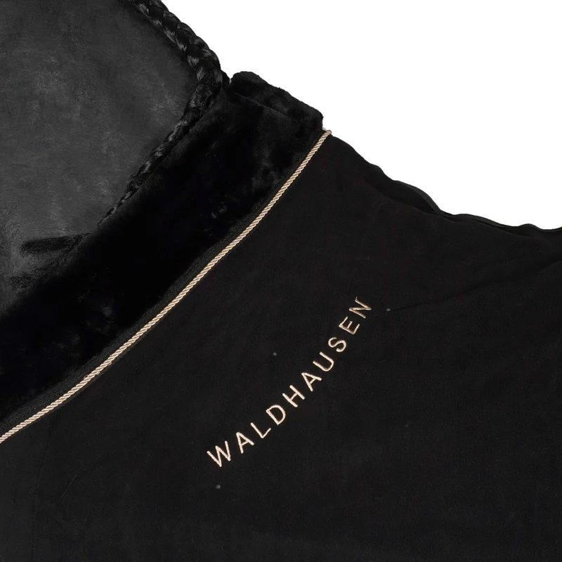 Waldhausen Couverture Polaire Modern Noir/Or Rose