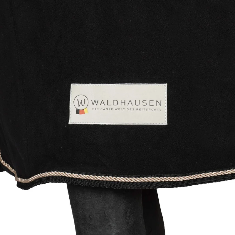Waldhausen Couverture Polaire Modern Noir/Or Rose