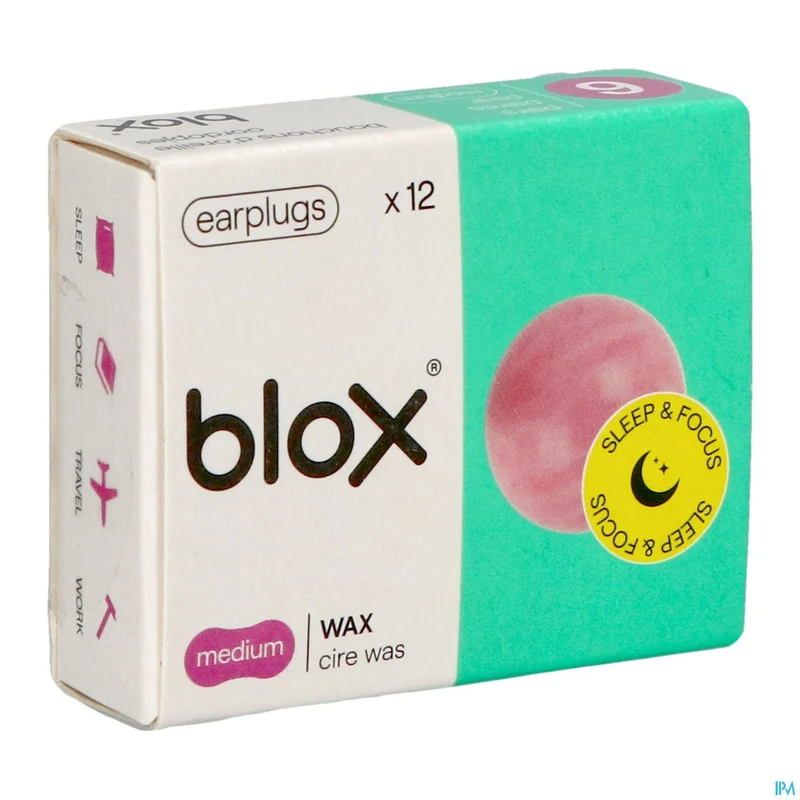 Blox Sleep Was Oordoppen 6 Paar - Herbruikbaar, Comfortabel & Effectieve Geluidsdemping