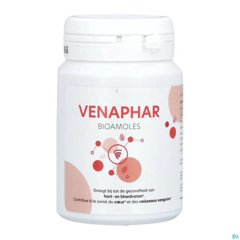 Bioamoles Venaphar | 60 tabletten | Ondersteuning gezonde benen