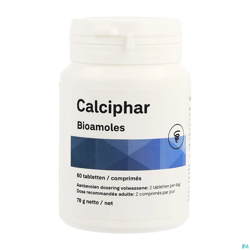 Calciphar Pot Comp 60 - Krachtige Ondersteuning voor Botten, Spieren en Energie
