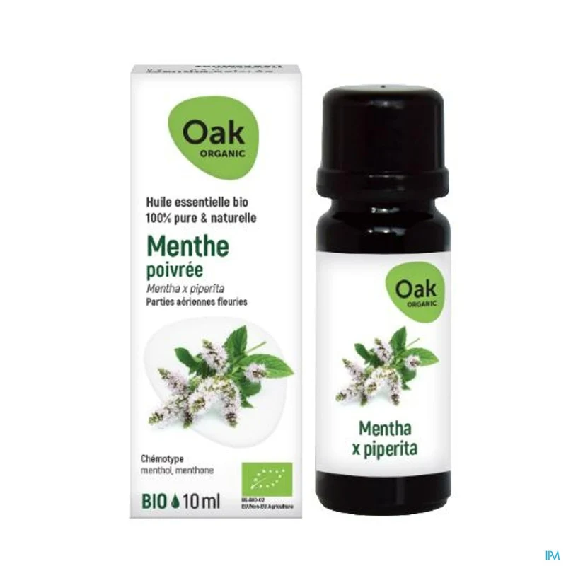 Oak Ess Olie Pepermunt 10ml Bio