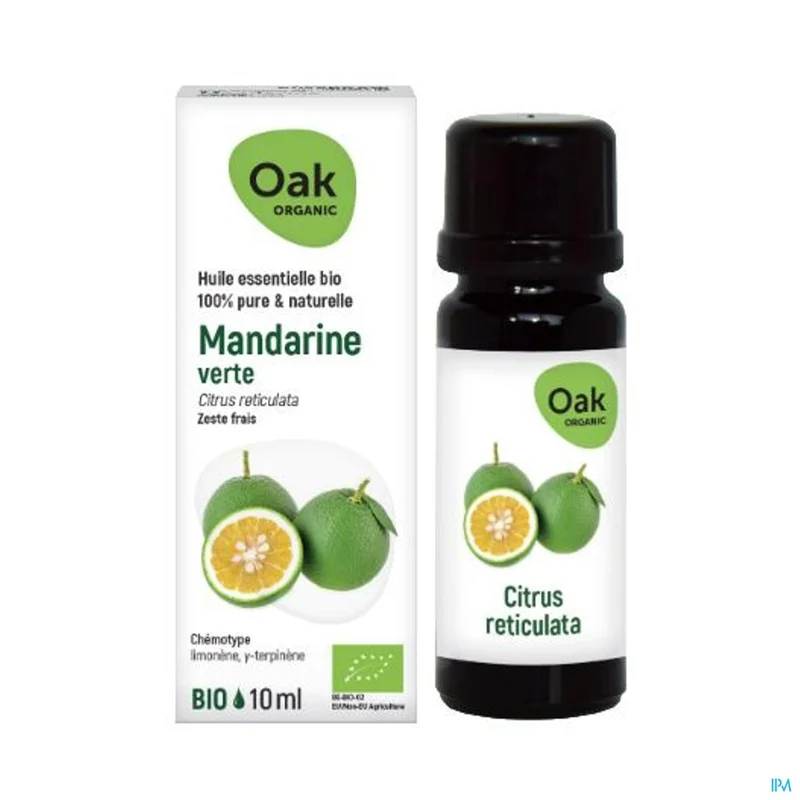 Oak Ess Olie Mandarijn, Groene 10ml Bio