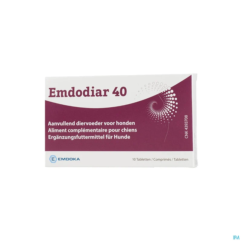 Emdodiar 40 Aanvullend Diervoed. Hond Comp 10