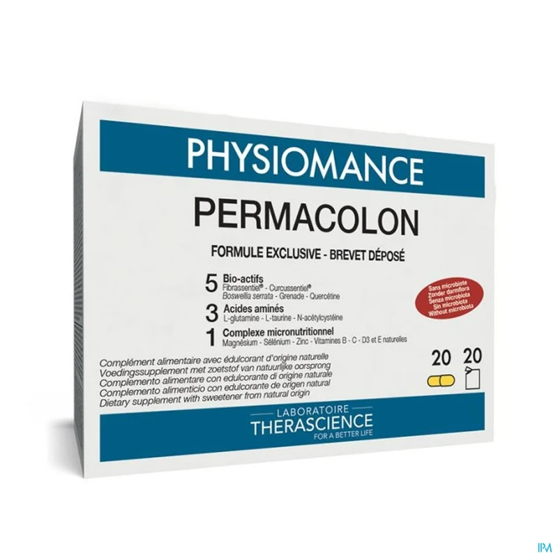 Physiomance Permacol | 20 zakjes + 20 capsules | Spijsvertering
